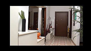 MILF Stepmom Discovers Guy Masturbating and Touching His Pussy