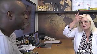 70 Year Old Granny Has Sex With Horny Guy Hardcore