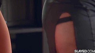 Violet Myers Submits Her Big Natural Tits To Vicki Chase