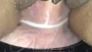 The Rascal Came Hard, First in My Pussy and Then in My Mouth in the Gloryhole