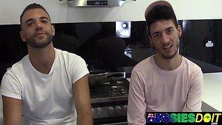 Horny Australians Xavier And Lewis Please Each Others Cocks