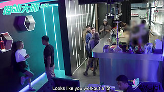 Hot Tattooed Chick, Yaner, Fucked in Club's Bathroom by Pick-up Artist