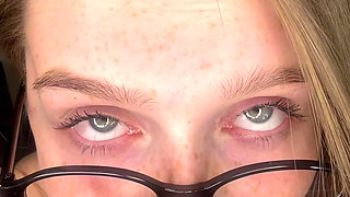 Your Teacher Flirts with You and Sucks a Dildo