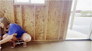 Blonde Milf With Big Tits And Glasses Enjoys Exhibitionist Masturbation And Dirty Talks