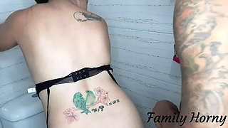 My Stepsister Wants Me to Fuck Her in the Bathroom