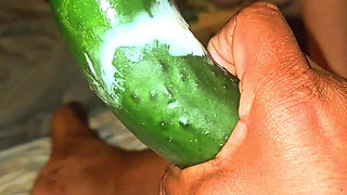 Cucumber,anal,gaping,wetpussy, BBW