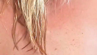 Blonde Slut Gets Fucked Hard in the Bathroom and Rides the Cock