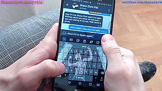 I texted for fuck, BJ & lick cumshot