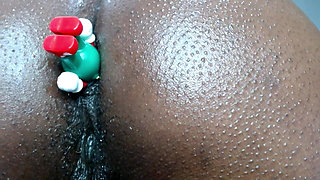 Tiny Head Stuck Oily Anal Ass-fyxiation