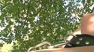 Humiliates stretching bottle in ass