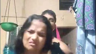 Indian Bhabhi Fellatio and Ridding Man-meat and romping