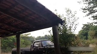 My Wife Luna Horny Outdoor Fuck with Gardener - Amateur Italian Couple Real Sex