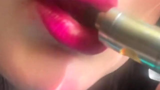 Smoking Hot Pink Seductive Lips & Slow Motion Vapor Bliss
