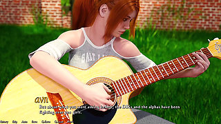 Being a Dik - Going to the Next Step with Cheating Busty Red Head While Learning Her How to Finger Play the Guitar