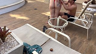 Married Redhead Cheats On Her Husband With Neighbor And Returns To Her Husband With Pussy Full Of Milk