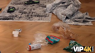 Vip4k. she had to clean up, but the holder has other plans...