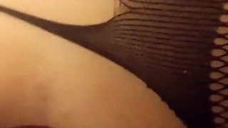 Mistress Fucks Her Water-filled Asshole with a Dildo