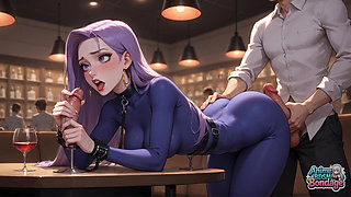 Bound Delight Triple Strap-on Milk Squirting Whore XXX!