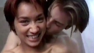 Tiny Thai Amateur Fucked in a Bathroom