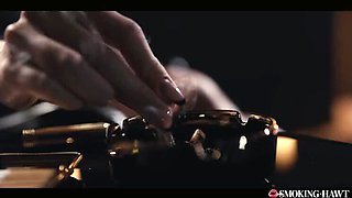 Smoking Fetish POV: Cherry Candle Gives Steve Q. a Hot Blowjob While Riding His Cock