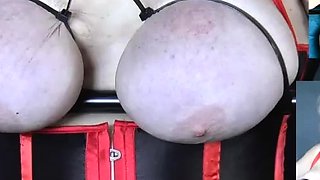 Pregnant Big Boobs BBW Tit Fucks Dildo