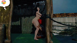 Father-in-law fucked sexy Savita in the farm
