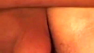 Hairy chubby busty granny plays wild with her young toyboy