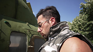 Military Babe Sabien Get Fucked Hard in Her Fat Ass