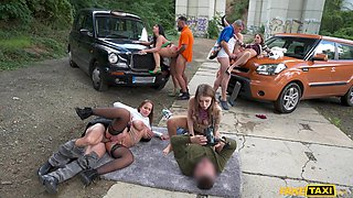 Eden Ivy’s Explosive Passion in Taxi Group Heat