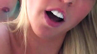 Hot Blonde Teen Robin Truelove Plays with Swinger Couple in the Gloryhole