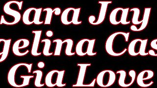 Dirty Sara and Angelina's booty porn