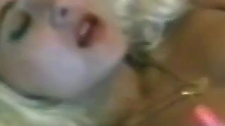 Two Amazing Busty Vintage MILFs Masturbate Their Hairy Pussy with Dildos