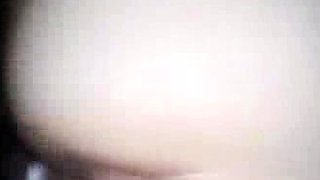 Brunette housewife takes a big black dick in her ass bb