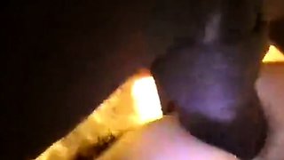 Esposa madura en un tro interracial con creampie anal