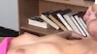 Nerdy College Girl Likes to Suck and Fuck in Classroom