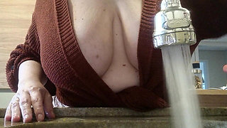 My Stepmother Films and Shows What Clothes to Wear and How to Wash Dishes