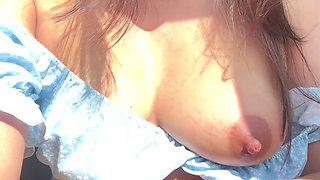 My Wet Pussy Drips All Over My Fingers in the Car, I Can't Stop Playing