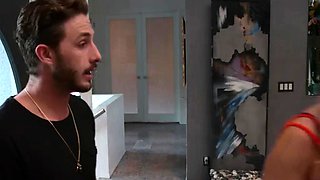 Naughty America London River fucks son's friend before