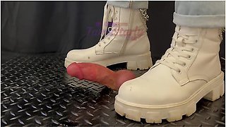Cbt In Combat Boots With Tamystarly - Ballbusting, Trampling, Cock Crush, Cock Trample, Bootjob