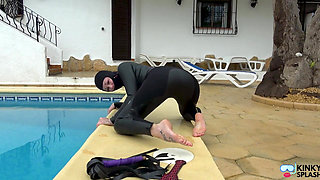 Neoprene Spanking Paddle & Pussy Flogging