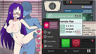 Npc Academy Long Purple Hair And Big Breasts