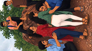 Horny Cartoon Woman Hardcore Gangbang with Multiple Men Ai Video