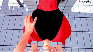 Meru the succubus Bikini doggy sex