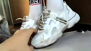 chinese sneaker cock trampling Asian Femdom