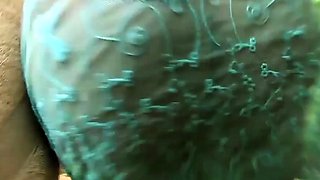 Jayla Foxx Juggles 2 BBCs By The Pool At IndustryInvaders