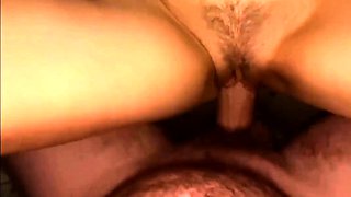 Oiled Step Sister Rides Big Cock for Orgasmic Fun