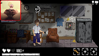 A ghostly Japanese maid rides my cock hard and... (No Exit Apartment Gameplay1)