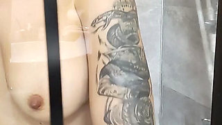 Hard Masturbation in the Bathroom