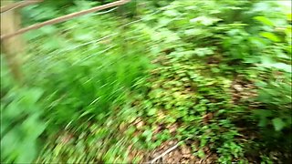 A stray busty MILF in the woods!? I’m going to claim her pussy and her mouth for myself!