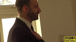 Big-chested mature british slaves before cuminmouth